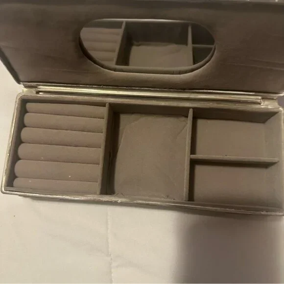 Vtg Godinger Silver 1992 Velvet-Lined Jewelry Box 9x4x2Quiet Luxury Decor
